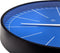 nXt - Wandklok - 40 cm - Plastic - Blauw - 'Ethan'