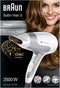 Braun Satin Hair 5 Power Perfection BRHD580E Föhn - 2500W - Ion technologie - Wit