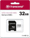 Transcend microSDHC 300S - 32GB - Klasse 10 - Zilver