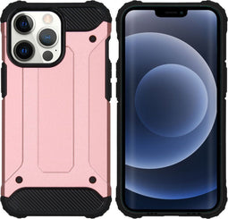 iMoshion Hoesje Geschikt voor iPhone 13 Pro Hoesje - iMoshion Rugged Xtreme Backcover - Rosé