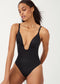 Spanx Suit Your Fancy - Thong Bodysuit - Plunge Low-Back - Zwart