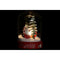 Kerstversiering DKD Home Decor Hars Kristal Kerstman (2 pcs) (9 x 9 x 11 cm)