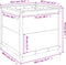 vidaXL - Plantenbak - 82,5x82,5x78 - cm - massief - douglashout