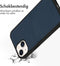 Accezz iPhone 13 - Back Cover - Premium Leather Card Slot - Donkerblauw
