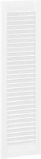 vidaXL - Kastdeuren - louvredesign - 4 - st - 99x29,5 - cm - wit