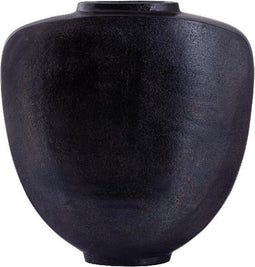 PTMD Bloempot Elphie - 40x12x40 cm - Aluminium - Zwart