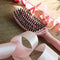 Olivia Garden Fingerbrush Combo - Anti-klit borstel - Geïoniseerd nylon - Pastel Pink