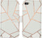iMoshion Hoesje Geschikt voor iPhone SE (2022) / SE (2020) / 8 / 7 Hoesje Met Pasjeshouder - iMoshion Design Softcase Bookcase - Wit / Meerkleurig / Goud / White Graphic