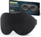 TravelHawk Slaapmasker - Luxe 3D-slaapmasker - 100% lichtblokkerend - Zwart
