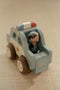 Little Dutch LD2531 - Houten Politiewagen - Rubberen wielen - Blauw