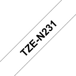 Brother TZE-N231 - Printerlabel - Zwart op wit - (36g)