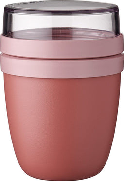 Mepal Lunchpot mini - Yoghurt en Muesli beker to go - 300 + 120 ml - Vivid mauve