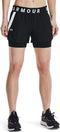 Under Armour Play Up 2-in-1 Shorts Dames Sportbroek - Zwart - Maat S