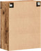 vidaXL - Wandkast - 69,5x34x90 - cm - oud - houtkleurig