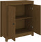 vidaXL - Dressoir - 70x35x80 - cm - massief - grenenhout - honingbruin