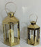 Lykta DKD Home Decor 24 x 21 x 46 cm Kristal Gouden Staal Orientaals