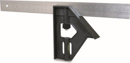 STANLEY 2-46-017 - Combinatiehaak 300mm - Waterpaslibel - Maatverdeling mm/inch