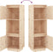 vidaXL - Hoge - kast - 38x35x117 - cm - massief - grenenhout
