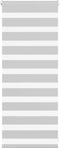 vidaXL - Zebra - rolgordijn - 60x100 - cm - stofbreedte - 55,9 - cm - lichtgrijs