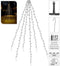 Vlaggenmast verlichting - 192 LED's - 208 cm hoog - Warm wit licht - Waterdicht