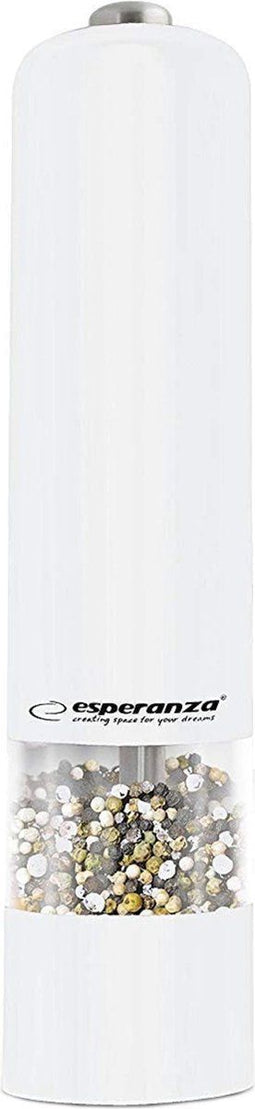 Esperanza Elektrische Pepermolen Malabar - Wit