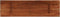 vidaXL - Tafelblad - rechthoekig - 100x30x2,5 - cm - massief - gerecycled - hout