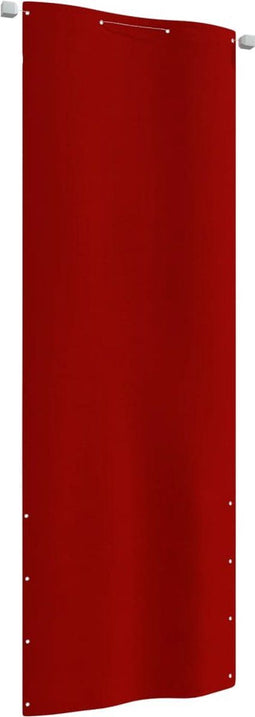 vidaXL - Balkonscherm - 80x240 - cm - oxford - stof - rood