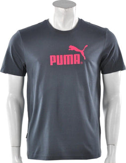 Puma - Logo Tee - Grijs - Maat S