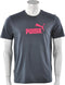 Puma - Logo Tee - Grijs - Maat S