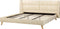 SENLIS - Tweepersoonsbed - Beige - 180 x 200 cm - Fluweel