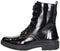 Tamaris Comfort Essentials - Veterboots - Uitneembaar voetbed - Zwart lak