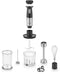 CASO Click & Mash - Draadloze 4-in-1 Staafmixer Set - 180 Watt - Variabele Snelheidsregeling - RVS