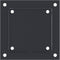 vidaXL - Paonderstellen - vierkant - 12 - st - 141x141 - mm - gepoedercoat - staal
