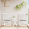 vidaXL - Tuinstoelkussens - 2 - st - 50x50x3 - cm - stof - grijs