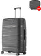 SKYCASES Travel One - Handbagage Koffer - 40L - Cijferslot - 35x21x54 cm - Lichtgewicht - Antraciet