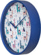 nXt- Stille Wandklok - 30 cm - Plastic - Wit - 'Alpaca'