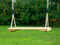 AXI 4-in-1 SportsFun in Bruin - 4-in-1 Frame voor schommel, voetbal, volleybal en tennis - Schommelframe met net voor diverse sporten - FSC hout