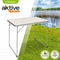 Aktive Folding Camping 80x60x70 Cm Tafel Wit