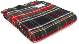 Plaid Tartan Black Stewart - 150x183 - Nieuw Wol - Tweedmill UK