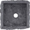 vidaXL - Gootsteen - 30x30x13 - cm - marmer - grijs