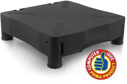 Ewent EW1280 - Monitor Standaard - Verstelbaar tot 100mm - Met lade en kabelmanagement - Zwart