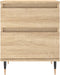 vidaXL - Nachtkastjes - 2 - st - 40x35x50 - cm - sonoma - eikenkleurig