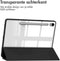 imoshion Tablet Hoes - Geschikt voor Samsung Galaxy Tab S9 11.0 inch FE / Galaxy Tab S10 FE / Galaxy Tab S9 11.0 inch - Trifold Hardcase Bookcase - Zwart
