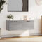 vidaXL - Wandkast - 100x36,5x35 - cm - bewerkt - hout - grijs - sonoma - eikenkleurig