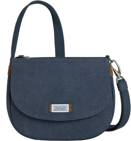 Travelon Heritage - Anti-diefstal Saddle Crossbody - RFID snijbestendige band vergrendelbare ritsen - Indigo