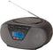 Aiwa BBTU-400BK - Portable Radio/DAB(+)/CD-speler - FM-Radio Klok Sleeptimer Zoemer alarm - Zwart