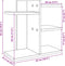Bureau organiser 42x21,5x42 cm bewerkt hout grijs sonoma eiken