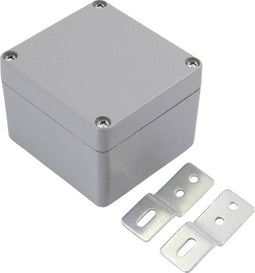 TRU COMPONENTS ES-FA2 TC-6649480 Universele behuizing 120 x 80 x 55 Gegoten aluminium Lichtgrijs 1 stuk(s)