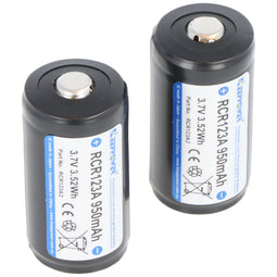 KEEPPOWER Protected 16340 - Li-Ion batterij 3.7V 950mAh 3.52Wh - met opbergdoos