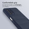 iMoshion Hoesje Geschikt voor Samsung Galaxy A32 (5G) Hoesje Siliconen - iMoshion EasyGrip Backcover - Donkerblauw